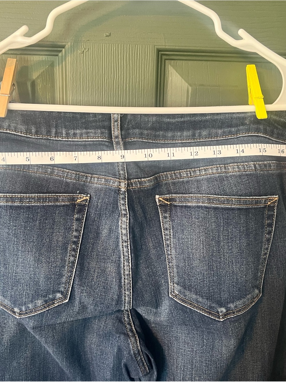 Size 31/12. a.n.a Dark Blue Women's Bootcut Jeans - Picture 3 of 8